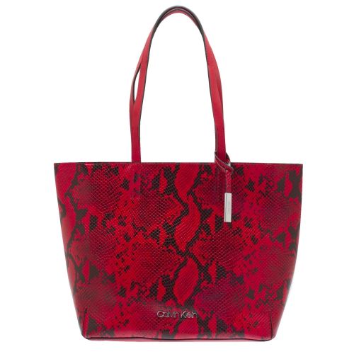 Womens Cherry Snake Stitch Eastwest Shopper 34598 by Calvin Klein from Hurleys
