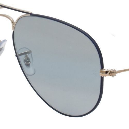 Copper/Dark Blue RB3025 Aviator Large Sunglasses 43487 by Ray-Ban from Hurleys