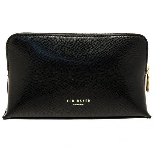 Womens Black Hillda Small Leather Make Up Bag 63136 by Ted Baker from Hurleys