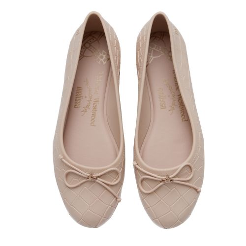 Vivienne Westwood Womens Pink Blush Margot Ballerina Shoes 44316 by Melissa from Hurleys