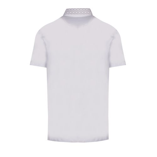 Mens White Quito S/s Woven Collar Polo Shirt 46820 by Ted Baker from Hurleys