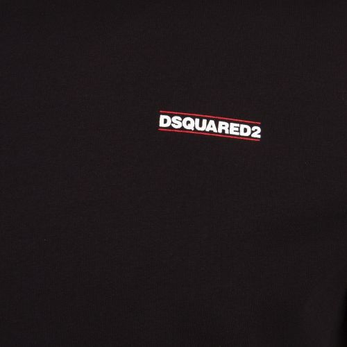 Mens Black Small Logo S/s T Shirt 59224 by Dsquared2 from Hurleys