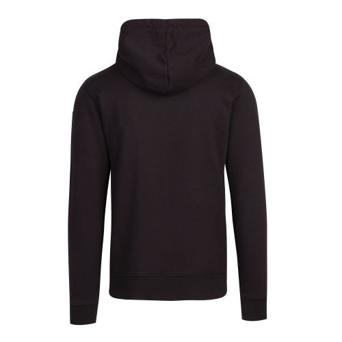 Mens Off Black Branded Hooded Sweat Top 78844 by Replay from Hurleys