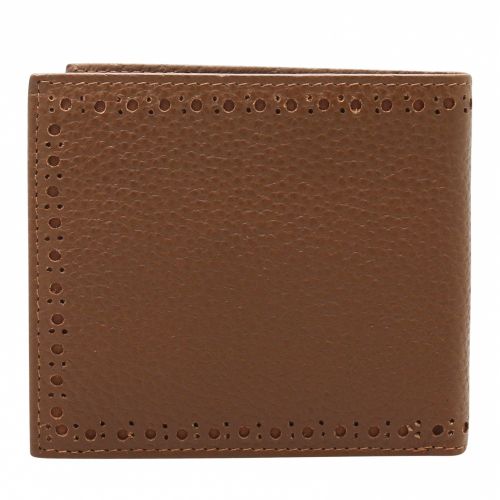 Mens Tan Cobler Brogue Bifold Coin Wallet 51034 by Ted Baker from Hurleys