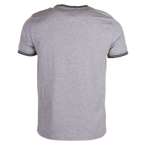 Mens Steel MarlTwin Tipped S/s T Shirt 21189 by Fred Perry from Hurleys