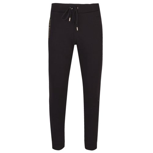 Mens Black Branded Sweat Pants 35896 by Versace Jeans from Hurleys