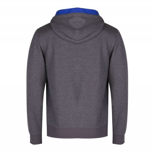 Mens Melange Grey Basic Hooded Zip Sweat Jacket 30878 by Emporio Armani Bodywear from Hurleys