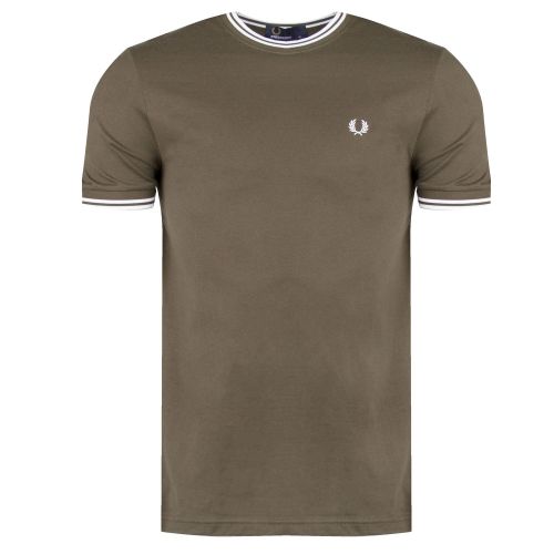 Mens Forest Night Twin Tipped S/s T Shirt 35043 by Fred Perry from Hurleys