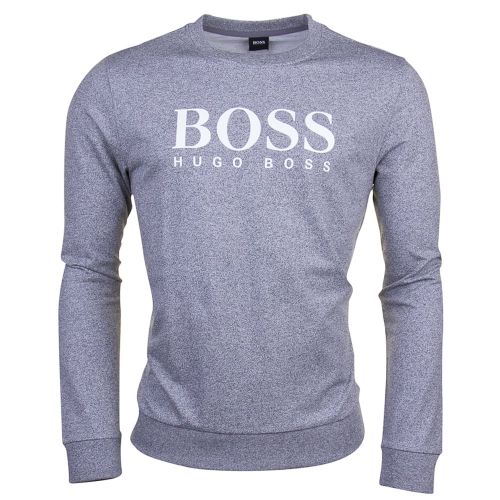 Mens Charcoal Lounge Logo Crew Sweat Top 9980 by BOSS from Hurleys