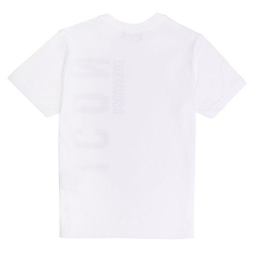 Mens White Vertical Icon Relax Fit S/s T Shirt 108186 by Dsquared2 from Hurleys