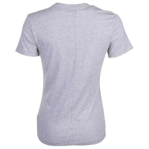 Womens Light Grey Shrunken True Icon S/s T Shirt 10239 by Calvin Klein from Hurleys