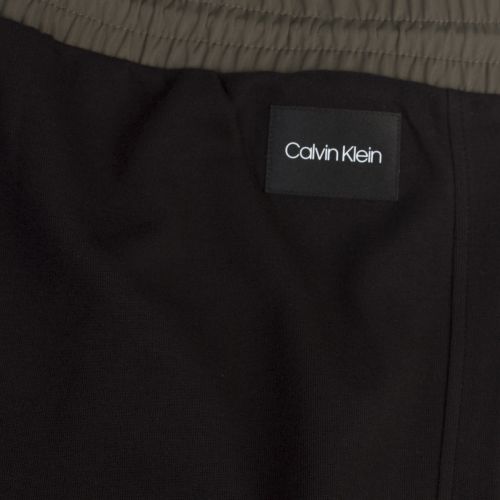 Mens Dark Olive/Black Mix Media Sweat Pants 49896 by Calvin Klein from Hurleys