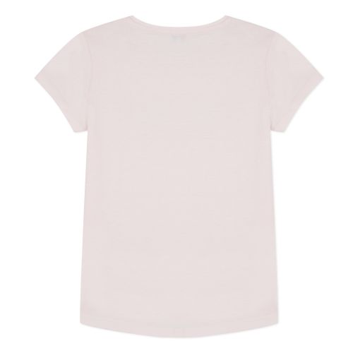 Junior Light Pink Logo S/s T Shirt 45888 by Kenzo from Hurleys
