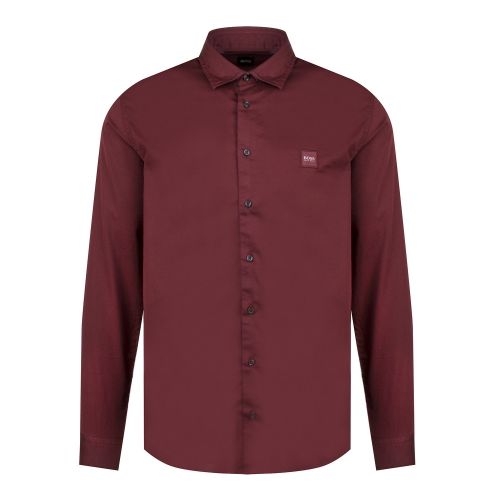 Casual Mens Burgundy Mypop_2 L/s Shirt 51561 by BOSS from Hurleys