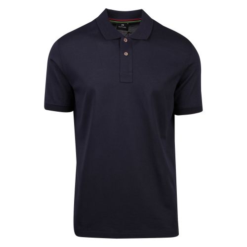 Mens Slate Stripe Trim Collar Regular Fit S/s Polo Shirt 56505 by PS Paul Smith from Hurleys