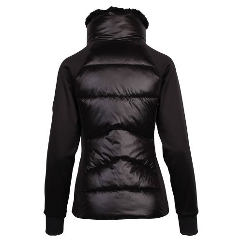 Womens Black Platinum Titanium Hybrid Sweat Jacket 94417 by Barbour International from Hurleys
