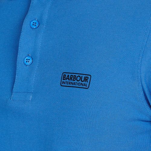 Mens Blue Ampere S/s Polo Shirt 95626 by Barbour International from Hurleys