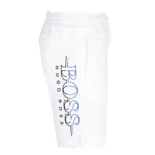 Athleisure Mens White Headlo Sweat Shorts 26611 by BOSS from Hurleys