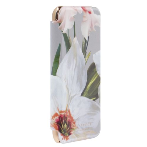 Womens Mid Grey Rosamon Chatsworth Bloom Print Flip Phone Case 23095 by Ted Baker from Hurleys