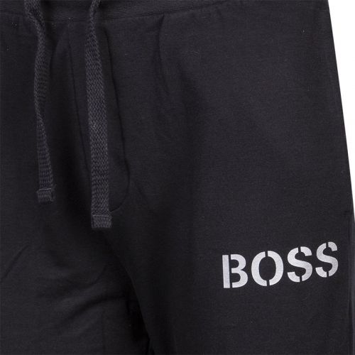 Mens Black Metallic Sweat Pants 101500 by BOSS from Hurleys