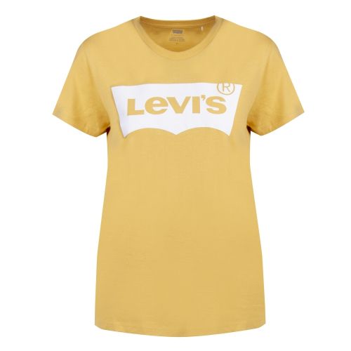 Womens Ochre The Perfect Tee S/s T Shirt 53410 by Levi's from Hurleys