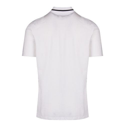 Mens White Dolmar Zip Neck S/s Polo Shirt 36792 by HUGO from Hurleys