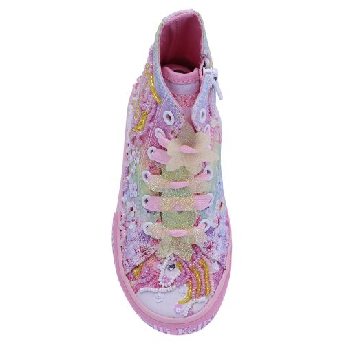 Girls Multi/Pink Unicorn Mid Boots (26-35) 104945 by Lelli Kelly from Hurleys