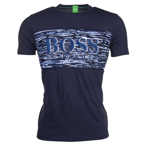 Mens Navy Tee 10 S/s Tee Shirt 8189 by BOSS Green from Hurleys