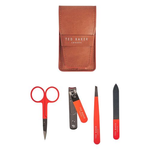 Mens Tan Brogue Manicure Set 78460 by Ted Baker from Hurleys