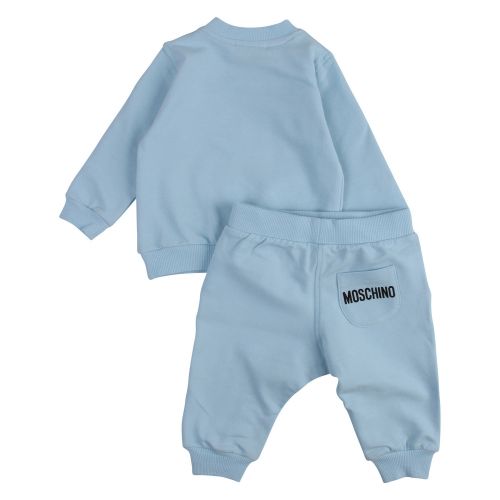 Baby Sky Blue Toy Shadow Tracksuit 58537 by Moschino from Hurleys