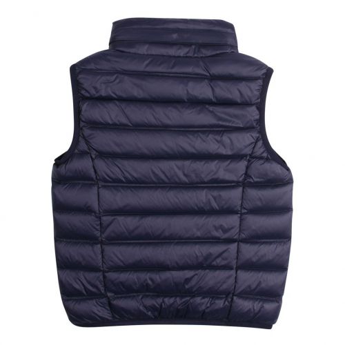 Boys Navy Branded Gilet 85283 by EA7 from Hurleys