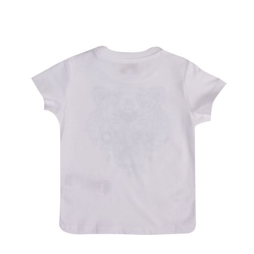 Baby White/Blue Tiger S/s T Shirt 80596 by Kenzo from Hurleys