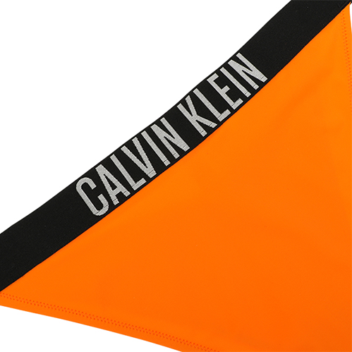 Womens Vivid Orange Delta Bikini Briefs 107257 by Calvin Klein from Hurleys