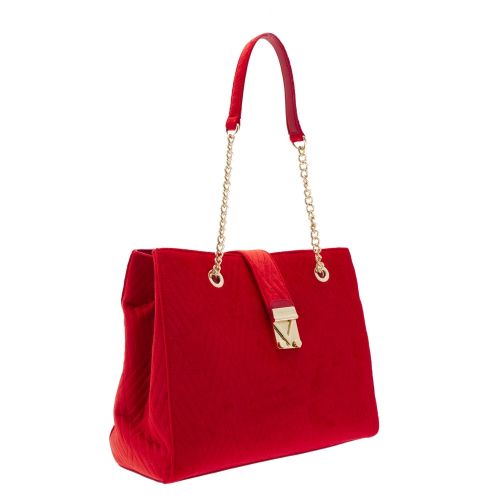 Womens Red Ghost Quilted Tote Bag 34846 by Valentino from Hurleys