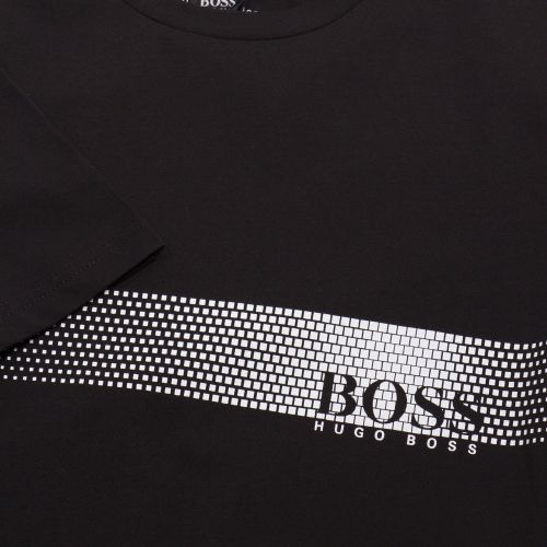 Mens Black Chest Logo Beach S/s T Shirt 31887 by BOSS from Hurleys