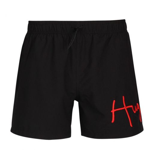 Mens Black Dugo Swim Shorts 91484 by HUGO from Hurleys