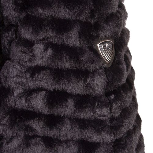 Womens Black Padded Reversible Coat 78305 by EA7 from Hurleys