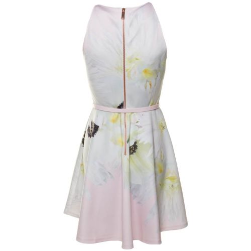 Womens Nude Pink Tuliaa Pearly Petal Skater Dress 60761 by Ted Baker from Hurleys