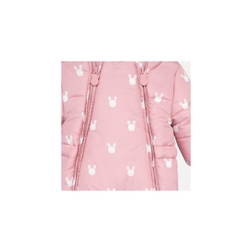 Baby Crystal Pink Bunny Snowsuit 48338 by Mayoral from Hurleys