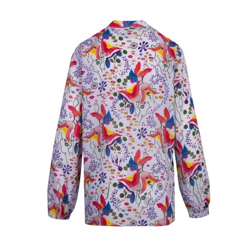 Womens Off White Graphic Flower Print L/s Blouse 52440 by PS Paul Smith from Hurleys