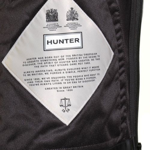 Womens Black Rubberised Windcheater Jacket 25004 by Hunter from Hurleys