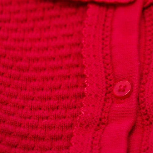 Infant Red Knitted Peplum Cardigan 29816 by Mayoral from Hurleys