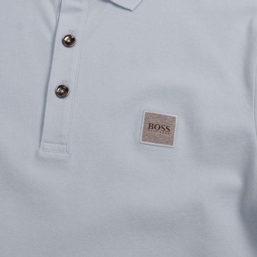 Casual Mens Light Blue Passenger Slim Fit S/s Polo Shirt 73670 by BOSS from Hurleys