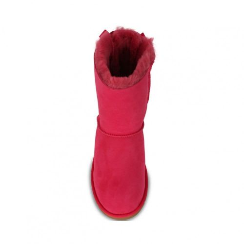 Youth Girls Cerise Bailey Bow Boots (4-5) 63864 by UGG from Hurleys