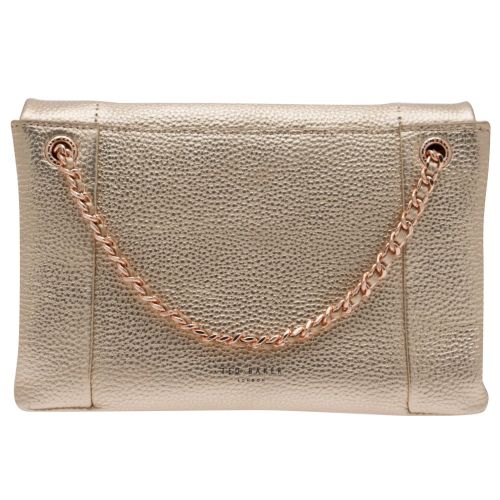 Womens Rose Gold Parson Unlined Leather Cross Body Bag 22846 by Ted Baker from Hurleys