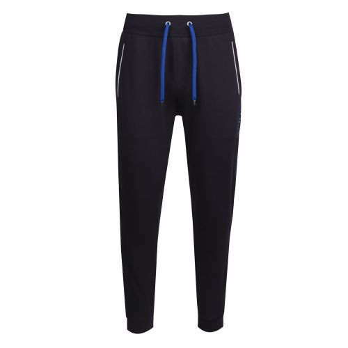 Mens Dark Blue Colour Trim Sweat Pants 42771 by BOSS from Hurleys