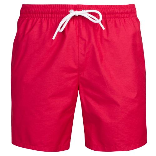 Mens Red Branded Swim Shorts 23264 by Lacoste from Hurleys