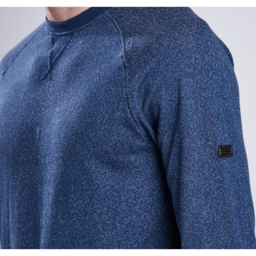 Mens Insignia Blue Skyway Crew Sweat Top 10375 by Barbour International from Hurleys