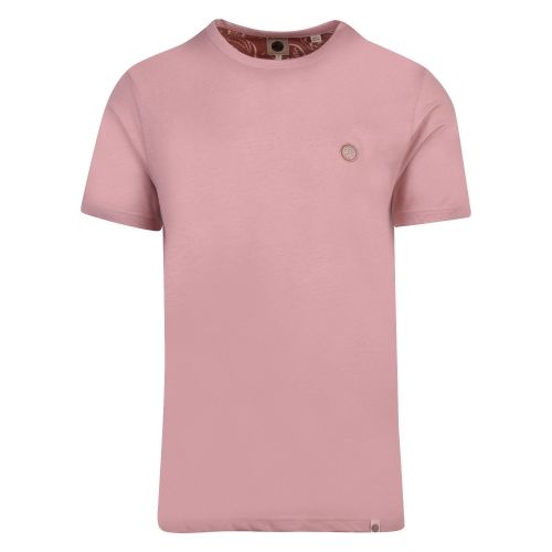 Mens Pink Small Logo S/s T Shirt 49199 by Pretty Green from Hurleys