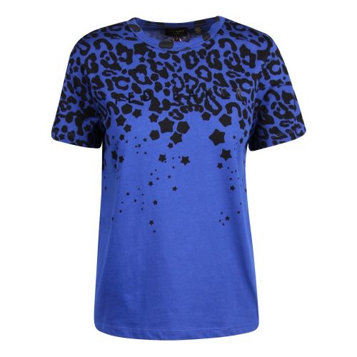Womens Mid Blue Tillman Topaz Branded S/s T Shirt 50756 by Ted Baker from Hurleys